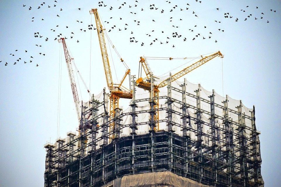 Building, Construction, Site, Cranes, Architecture