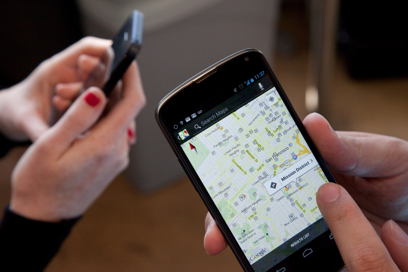 Google Maps vs. Google Maps: The iOS and Android Smackdown | WIRED