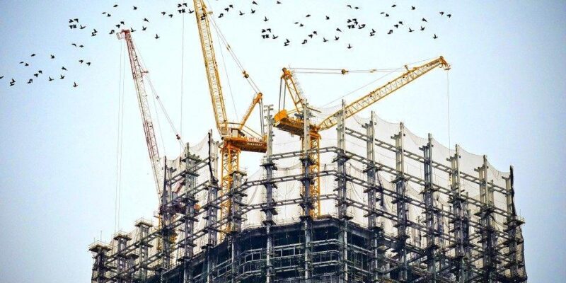 Building, Construction, Site, Cranes, Architecture