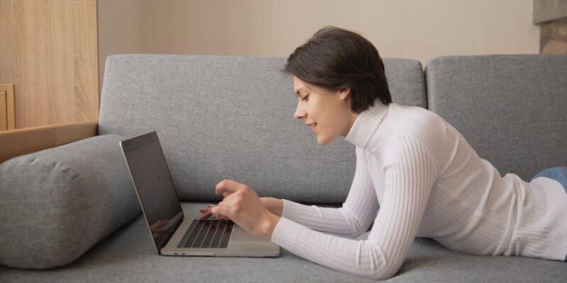 Photo Of Woman Using Laptop